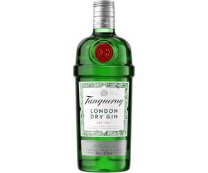 Tanqueray London Dry Gin | 41.3% vol | 70cl | Made with 4 Gin Botanicals | Distilled 4 Times | Enjoy with Ice & Tonic