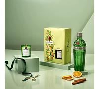 Tanqueray No. TEN Gin | 47.3% vol | 70 ift Pack with a Limited Edition Candle by cent.ldn | Distilled in Small Batches with Whole Citrus Fruits & Gin Botanicals | Gift Set