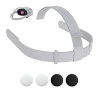 TanReginal Original Replacement Head Strap for Meta Quest 2 Headset, Compatible with Oculus Quest 2, Tan Color, Includes 4 Pcs Controller Thumb Grip Caps