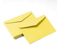 Tanshuqin 50 Pack Light yellow Envelopes 5x7 Self-Seal Envelopes A7 Invitation Envelopes for Personalize Gift Cards, Wedding, Baby Shower, Mailing