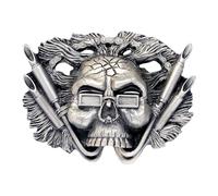 Tanside Limited Biker Skull Speed Freak Belt buckle in Presentation Box