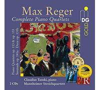 TANSKI CLAUDIUS/MANN - REGERCOMPLETE PIANO QUARTETS - CD - M4z