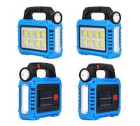 TANSOREN 4 Pack Lantern Camping Essentials Accessories Gear Solar Lights, LED Flashlight for Power Outages, Rechargeable Tent Lights for Emergency, Hurricane, Survival Kits, Operated Lamp