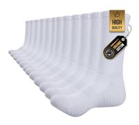 TANSTC Mens Socks Wicking Breathable Cushion Comfortable Casual Crew Socks Outdoor Multipack Performance Hiking Trekking Walking Athletic Socks 6 Pairs