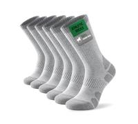 TANSTC Merino Wool Hiking Socks for Men & Women - Breathable Cushioned Crew for Walking, Work & Outdoor, Temperature Regulating, 3 Pairs, OEKO-TEX Certified