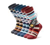 TANSTC Merino Wool Thermal Socks for Men & Women - Warm Thick Cushioned Crew Hiking, Walking, Running & Work Socks, 3 Pairs OEKO-TEX Certified