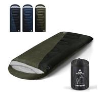 TANSTRIDER 0°C Winter XXL Sleeping Bags for Adults Cold Weather,Camping Sleeping Bag for Kids with Compression Sack,4 Season Camping Essentials Gear for Hiking,Traveling,Outdoor,Backpacking