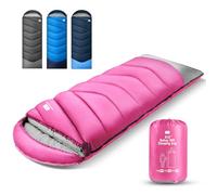TANSTRIDER Sleeping Bags for Adults Cold Weather & Warm 40℉,4lb Lightweight Sleeping Bag for Tall Kids Girls Boys with Compression Sack,Camping Essentials Gear, Hiking,Travel, Outdoor & Indoor