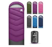 TANSTRIDER Sleeping Bags for Adults Teens, 4 Season Camping Sleeping Bag Waterproof,Machine Washable Backpacking Gear for Cool Weather,Outdoor Tent Hiking,with Compression Sack,220x80cm,1.35kg