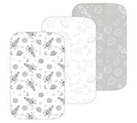 TansyPanda Bassinet Sheets Set, Snug Fit, Soft Breathable Unisex Bedding