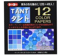 Tant Blues - 6 in (15 cm) 12 colours - 48 sheets