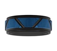 Tantalum Carbide 8mm Black and Blue Matte Finish Slanted Groove Men’s Wedding Band Ring, Metal, No Gemstone