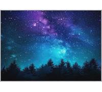 TANTANICAL Forest Rugs Living Room 200x290 cm, Washable Galaxy Bedroom Decor Area Rug, Non Slip Short Pile Floor Carpet (H351)