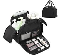 TANTO Travel Toiletry Bag, Lightweight Large Toiletry Bag for Women Wide-Open Ultra Light Cosmetic Makeup Bag Toiletry Organizer with Handle for Full-Size Toiletries, Travel Essentials, Accessories
