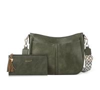 TANTOMI Crossbody Bags for Women Crossbody Purses and Women Wallet Vegan Leather Purses and Handbags for Everyday, Dark Green
