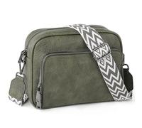 TANTOMI Crossbody Bags for Women, Women's Leather Purses Small Shoulder Cross body Handbags with Adjustable Wide Strap, 07-dark Green