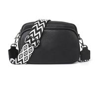 TANTOMI Crossbody Bags for Women, Women's Leather Purses Small Shoulder Cross body Handbags with Adjustable Wide Strap, 02-black