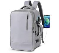 TANTOMI Ryanair Cabin Bags 41cm x 30cm x 16cm, Under Seat Cabin Bag Travel Backpack Cabin Size with Shoe Compartment for Men and Women - Dark Gray