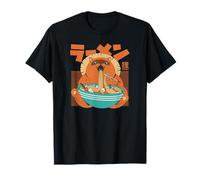 Tanuki Ramen Lover Japanese Art T-Shirt