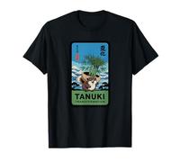 Tanuki Transformation Japanese Folklore Bamboo Bonsai Mount T-Shirt