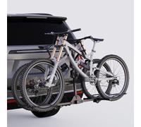 TANX Hitch Bike Rack, No-Wobble Smart Folding and Tilting Bicycle Mounted Rack for Standard, Carries 2 Bikes, Fat Tire and E-Bike,Fits 2 inch Receiver