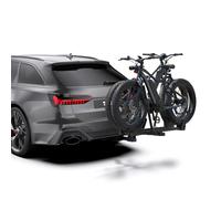 TANX Hitch Bike Rack, Wobble Free Smart Tilting Platform Style Bike Rack for Standard, Upgraded 2" Receiver Folding Design Rack Carries 2 Bikes, Fat Tire and E-Bike