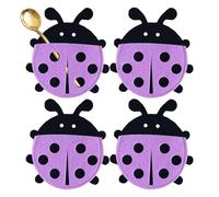 Tanxemery - Felt Cutlery Holder, Utensil Cutlery Holder - Felt Ladybird Fork Cutter Bag | Portable Ladybird Cutter Storage Bags for Home, Hotel, Restaurant, Kitchen, pink, see description, See