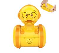Tanxemery Remote Control Yellow Duck Musical Yellow Duck Walking Yellow Duck Toy with Dancing Remote Control Yellow Duck Learning Toy for Boys Girls