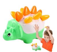 Tanxier Dinosaur Games,Color Recognition Learning Toy | Preschool Activities, Fine Motor Skill Game for Fun Playtime Travel Boys Girls Outdoor Home Indoor