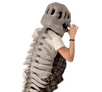 Tanxier Dinosaur Skeleton Headgear | Masquerade Dinosaur Bone Headpiece | Cosplay Headgear Accessories Decoration Photography Props for Kids Women Masquerade Carnival Party Halloween