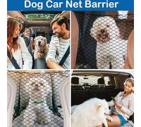 Tanxier Dog Barrier for SUV | Safety Gate Backseat Net Vehicle Accessories - Dog Car Divider Back Seat Barrier,for Truck SUV Sedan Auto Trunk Cargo Area Travel Road Trip Driver Men Women