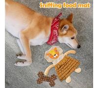 Tanxier Dog Snuffle Mat,Slow Feed Foraging Sniffing Pad | Cat Puzzle Feeder | for Foraging Enrichment Brain Boosting Boredom Relief Indoor Crate Training Play Activity