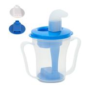 Tanxier Dysphagia Regulating Drinking Cup,Elderly Drinker with Straw | Portable Choking Spill Proof Adult Senior Baby Elderly Dysphagia Cups for Home Travel Bed Patient Care