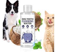 Tanxier Pet Teeth Care Solution - Gentle Liquid 200ml No Brushing,Fresh Breath Water Additive,for Pets Puppies Kittens Daily Home Routine Indoor Outdoor