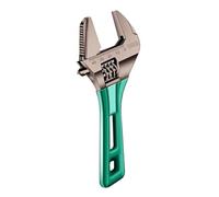 Tanxier Short Wrench | Wide Jaw Opening Adjustable Spanner | Short Handle Pipe Wrench, Heavy Duty Pipe Wrench for Automotive Repair Garage