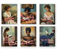 TANXM Unframed Feminist Canvas Wall Art Set of 6