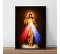 TANYANG Canvas Painting Divine Mercy Image Love Jesus Christ Motivational Art Printing Poster Home Wall Decor 60X90Cm No Frame