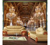 TANYANG Custom Paris Versailles Corridor 3D Photo Wallpapers Mural for Living Room Restaurant Hotel Luxury Home Decor Wall Paper 3D 300Cm(W)×210Cm(H)