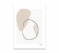 TANYANG Geometry Abstract Vintage Poster Nordic Style Canvas Print Simplicity Art Painting Line Drawing Wall Picture Modern Home Decor A2 50X70Cm Unframed