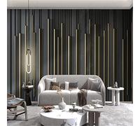 TANYANG Minimalist 3D Light Luxury Geometric Grille Wallpaper for Living Room Bedroom Sofa Background Wall Papers Home Decor 3D Murals 150Cm(W)×105Cm(H)
