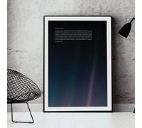 TANYANG Pale Blue Dot Print Poster Voyager Earth Planet At The Earth Classic Photo Canvas Painting Wall Art Decor Calligraphy Painting 30X40Cm No Frame