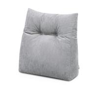 TANYOO Lumbar Support Pillow for Office Chair Memory Foam Back Support Pillow, Seat Cushion for Back Pain Relief, Lumbar Support for Car, Sleeping, Rest, Travel (Light Gray)