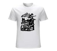 TANYOUPIN Limei Tom Waits Singer T-Shirt for Men White White S