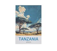 Tanzania Africa,Jigsaw Puzzles for Adults 1000 Piece, Classic Puzzle Teens Boys Girls Puzzles Sturdy Tight Fitting Pieces,Letters On Back for Ideal Challenging And Gift(50x70cm)-GB11