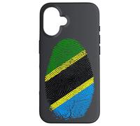 Tanzania Flag Fingerprint It is in my DNA Gift Tanzanians Case for iPhone 16