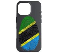 Tanzania Flag Fingerprint It is in my DNA Gift Tanzanians Case for iPhone 16 Pro