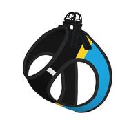 Tanzania Flag Print Adjustable Reflective Harness Leash Set For Cats, Dogs And Small Pets, Soft Breathable Mesh Walking Vest With Escape-Proof Lead