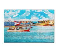 Tanzania Jigsaw Puzzle 500 Piece Stone Town Zanzibar Tanzania Puzzle Game Artwork Travel Souvenir 52x38CM