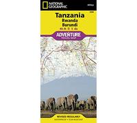 Tanzania, Rwanda, and Burundi Map: Travel Maps International Adventure Map (National Geographic Adventure Map, 3206)