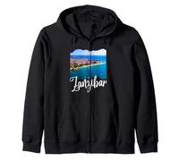 Tanzania Zanzibar Zip Hoodie